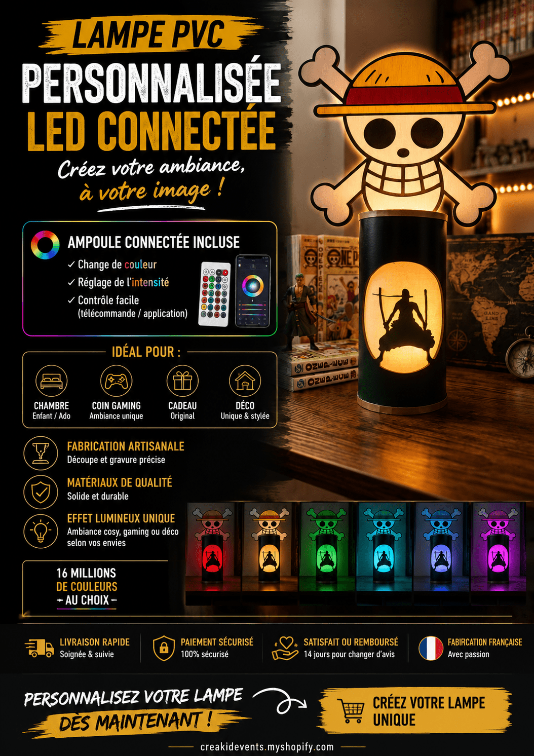 Lampe pvc - Creakidsevents