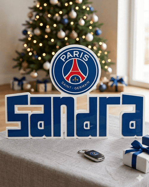 Décoration murale supporters PSG personnalisée - Creakidsevents