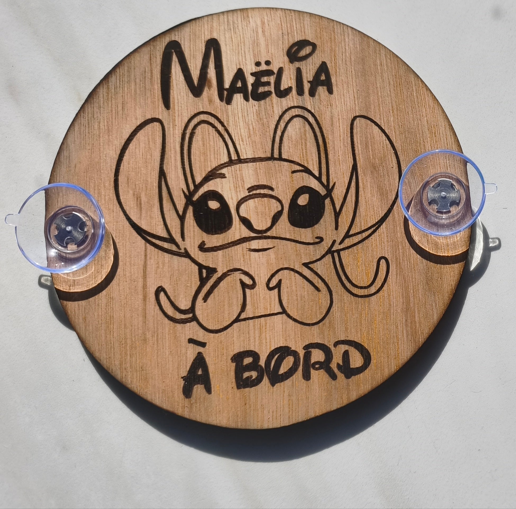 Disque Bébé à Bord "Angel" - Creakidsevents