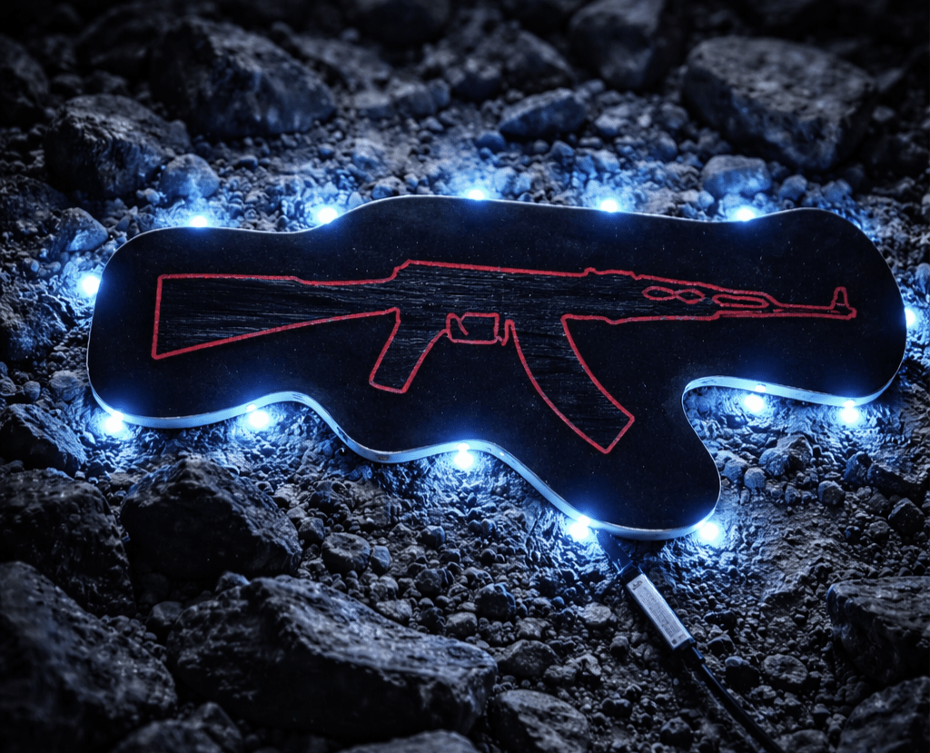 Lampe LED Gaming - Design AK - 47 - Creakidsevents