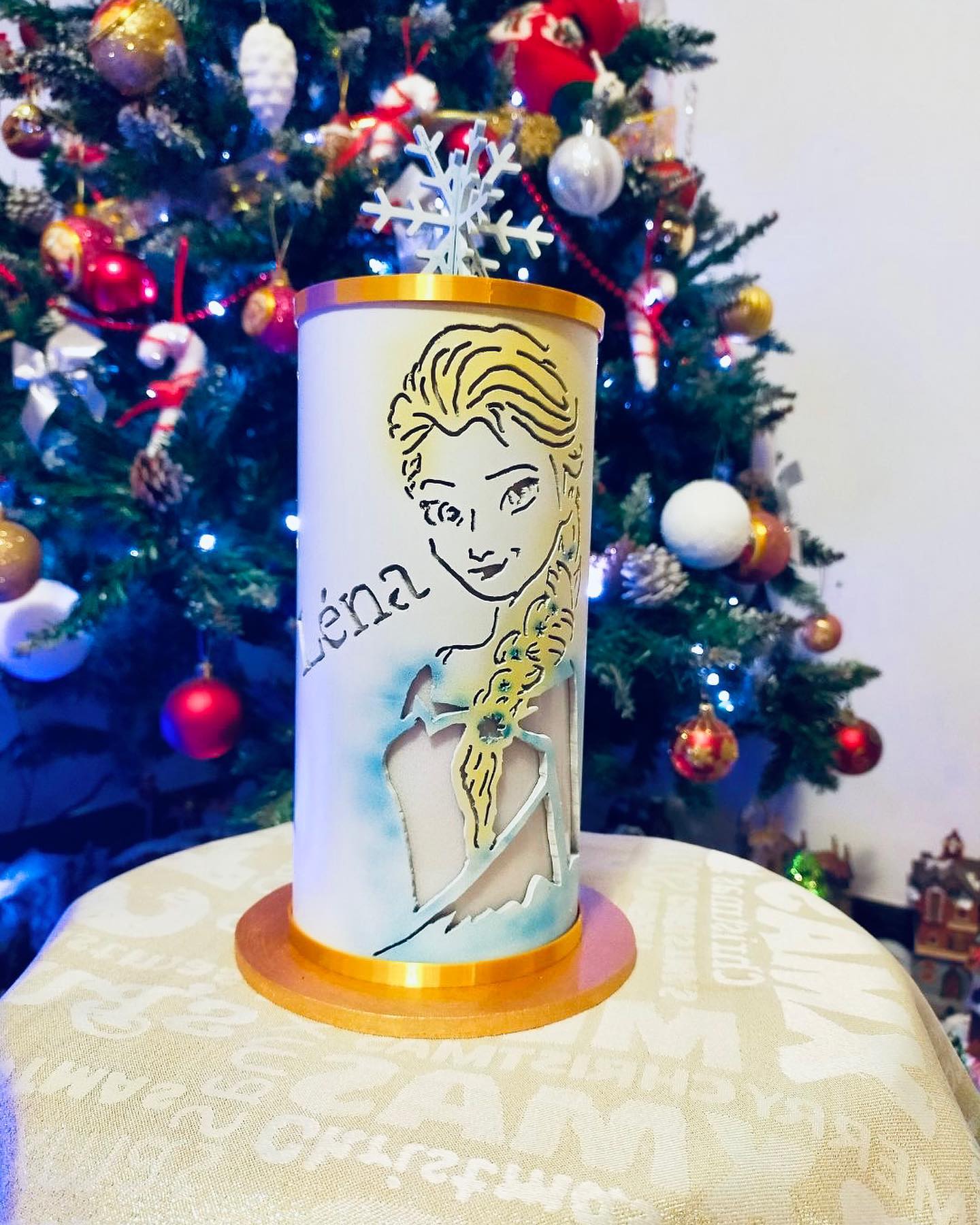 Lampe pvc Elsa - Creakidsevents